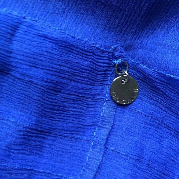 Ted Baker Silk Dress, Sleeveless, Blue Size 2 - Picture 11 of 11